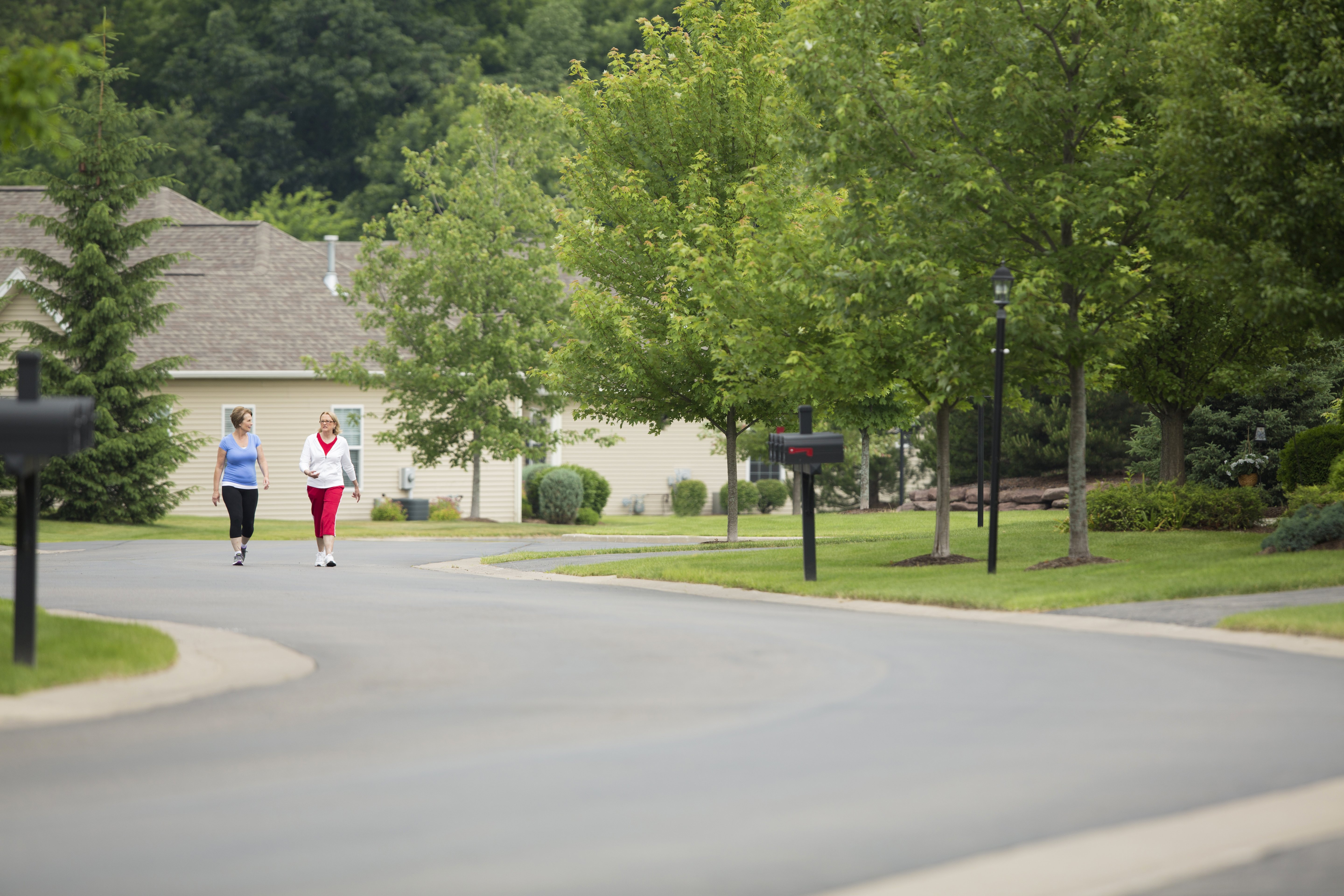 Driveway at The Townhomes at Mill Landing