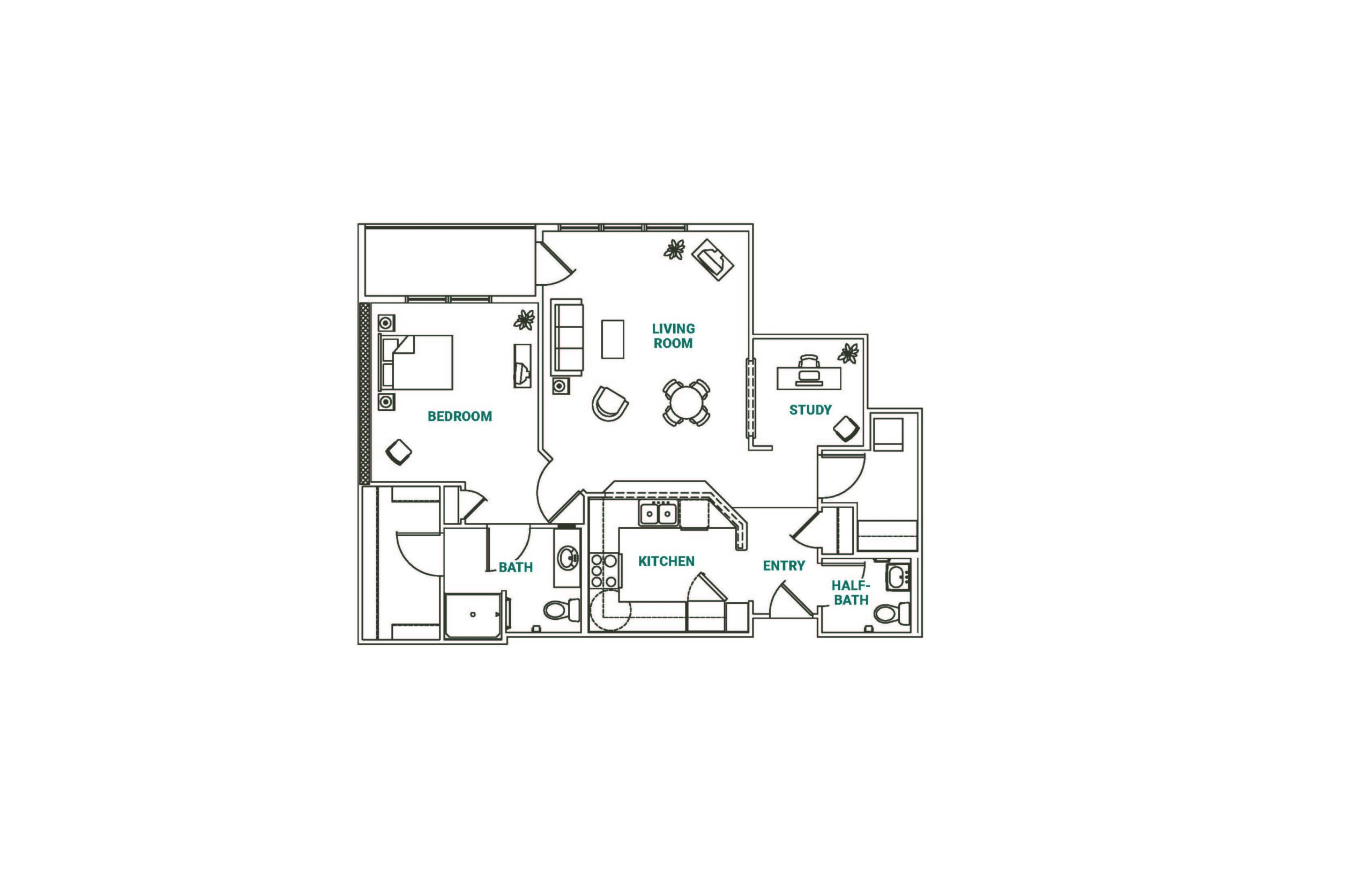 First floorplan