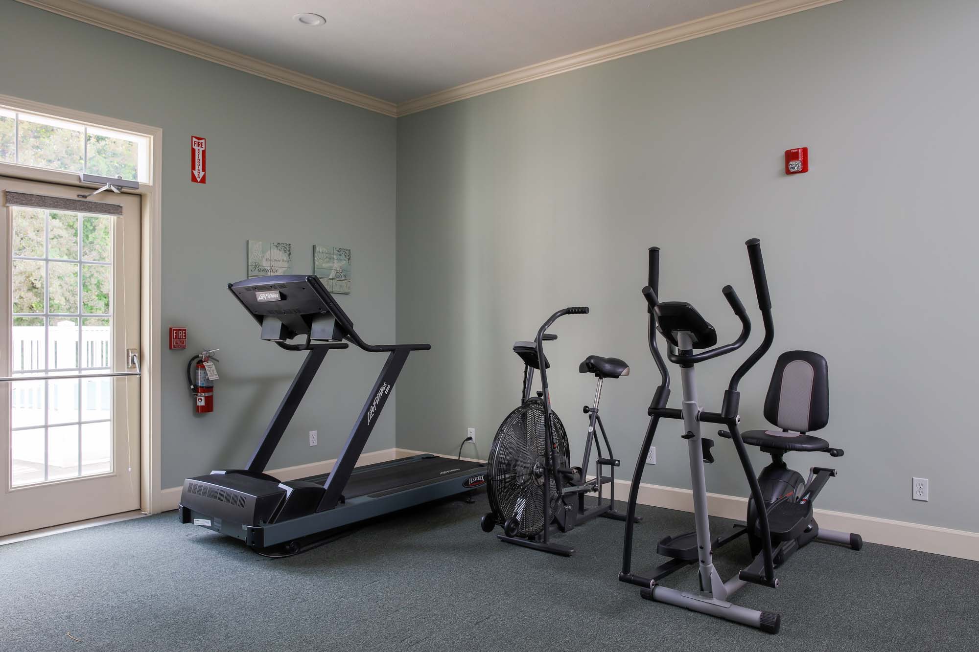 Clubhouse Gym Equipment at The Townhomes at Mill Landing