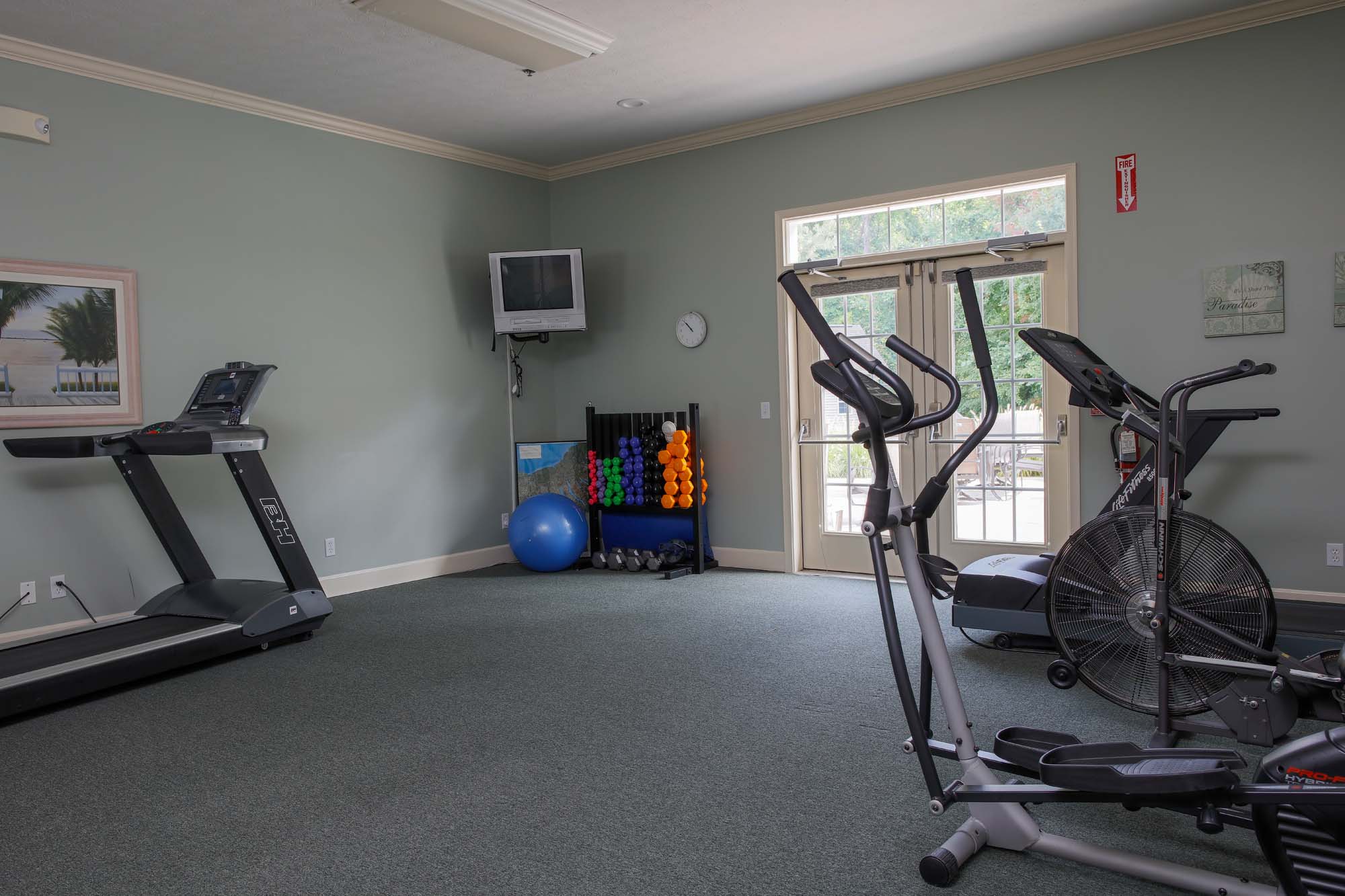 Clubhouse Gym at The Townhomes at Mill Landing