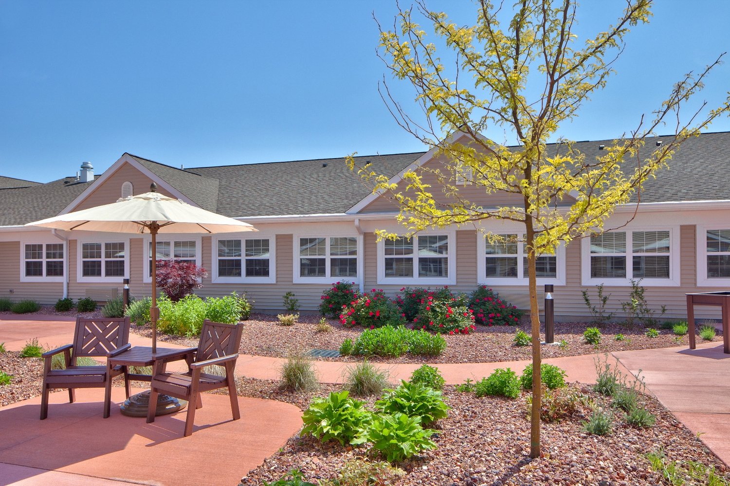 The Village At Unity Memory Care Courtyard