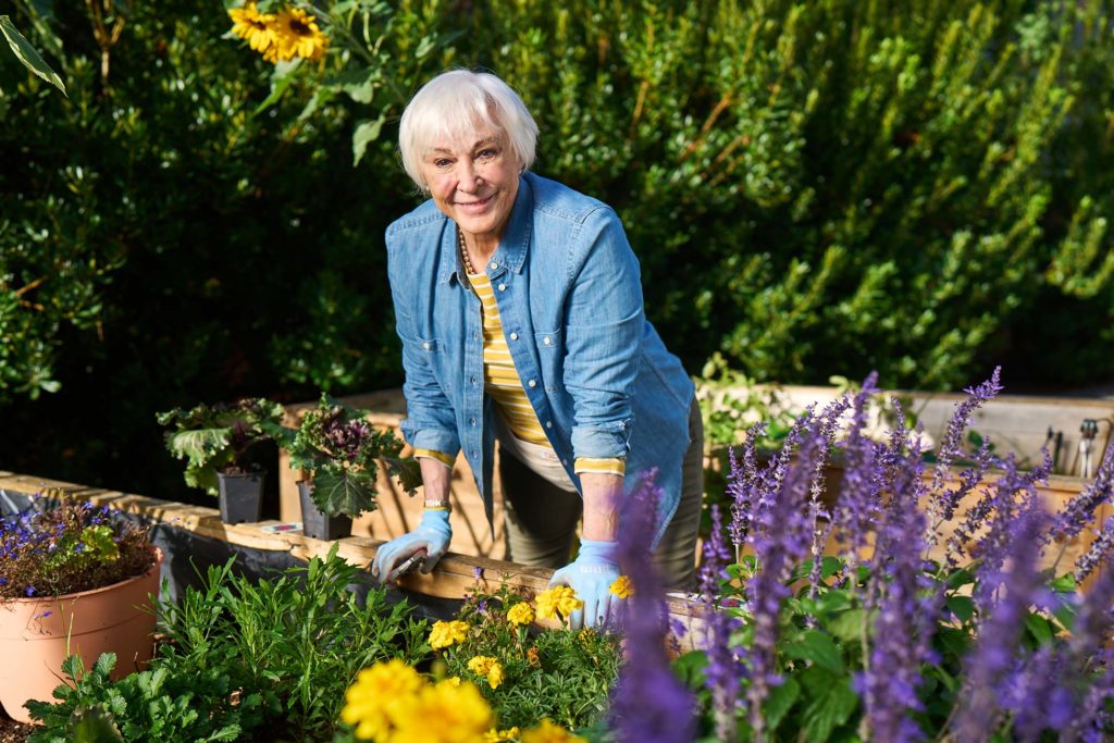 Senior Woman in Garden