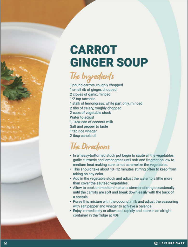 Carrot Ginger Soup