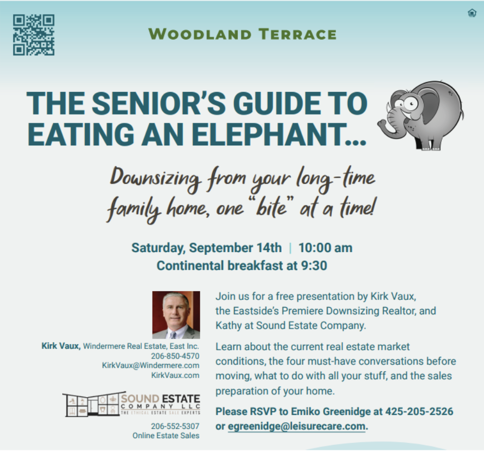 Woodland Terrace Downsizing Seminar